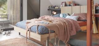 Comment aménager une petite chambre ado sous pente ? meubles gautier
