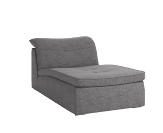 Chaise longue tétière amovible Domino