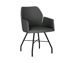 Fauteuil Bridge Edito métal
