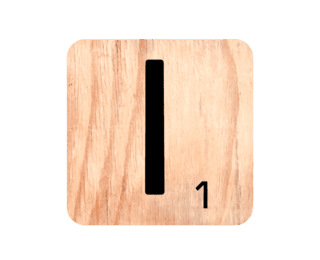 Lettre bois 