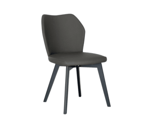 Chaise Edito bois anthracite